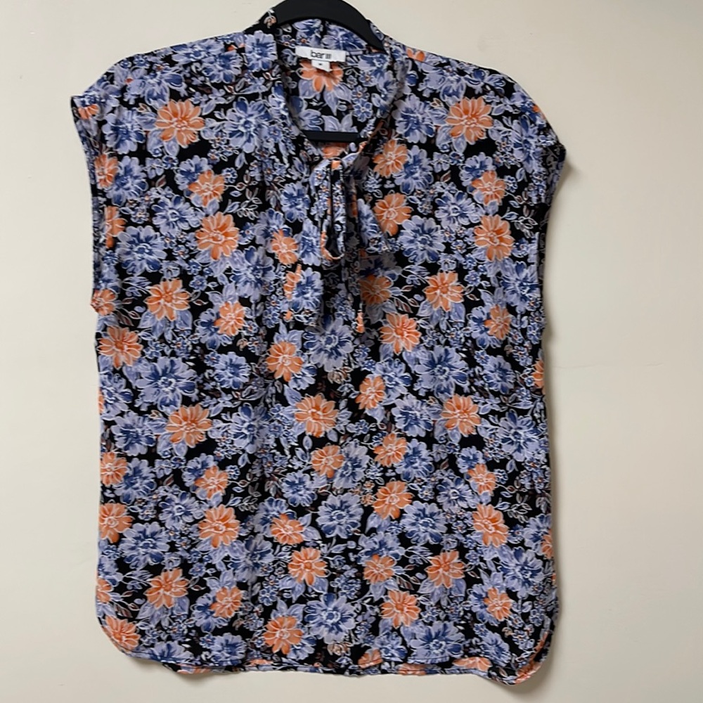 Bar III Floral Blouse